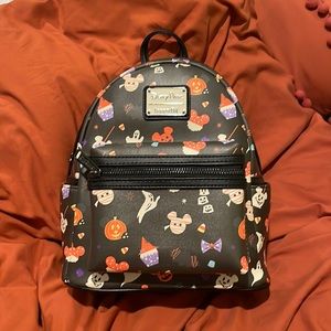 NWT Loungefly Halloween treats mini backpack